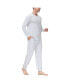 ფოტო #2 პროდუქტის Men's Two-Piece Crewneck Shirt and Jogger Pajama Set