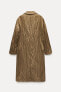 Zw collection oversize crinkle-effect frock coat