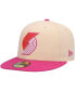 Фото #4 товара Men's Orange, Pink Portland Trail Blazers Passion Mango 59FIFTY Fitted Hat