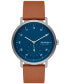 Фото #1 товара Часы Skagen Kuppel Quartz Brown 44mm