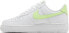 Фото #3 товара [DD8959-114] Womens Nike AIR FORCE 1 '07 'WHITE LIME GREEN'