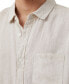 Фото #3 товара Men's Linen Short Sleeve Shirt