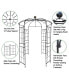 Birdcage Shaped Metal Garden Arch Gazebo