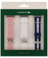 ფოტო #1 პროდუქტის Petit Pink, White & Blue Silicone Strap for Apple Watch® 38mm/40mm Gift Set