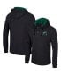 ფოტო #1 პროდუქტის Men's Black Michigan State Spartans Affirmative Thermal Hoodie Long Sleeve T-shirt