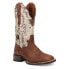 Фото #2 товара Dan Post Boots Clarabelle Cow Square Toe Cowboy Womens Brown Casual Boots DP525