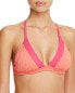 Фото #1 товара Echo Design 262615 Women's Jacquard Textured Bikini Top Swimwear Size Medium