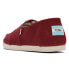 Фото #3 товара TOMS Alpargata Classic Slip On Mens Red Casual Shoes 10015777T