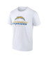 Men's White Los Angeles Chargers Team Lockup T-shirt