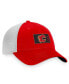 Фото #3 товара Men's Red Calgary Flames Authentic Pro Rink Trucker Snapback Hat