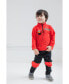 Фото #2 товара Toddler Boys Elmo Fleece Half Zip Sweatshirt and Pants Set to