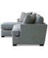 Фото #7 товара Nightford 111" 2-Pc. Fabric Chaise Sectional, Created for Macy's