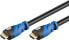 Фото #2 товара Wentronic 72316 - 1 m - HDMI Type A (Standard) - HDMI Type A (Standard) - 3D - 18 Gbit/s - Black - Blue
