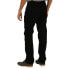 Фото #4 товара George Straight Fit Jeans Men's 36X30 Black Pull-On Straight-Leg Pockets Solid