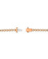 ფოტო #2 პროდუქტის Ombré® Chocolate Ombré Diamond 18" Tennis Necklace (5-1/2 ct. t.w.) in 14k Rose Gold