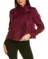 Anne Klein Asymmetric Jacket Women's Red M