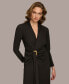 ფოტო #16 პროდუქტის Donna Karan Women's Hardware Long-Sleeve Draped Gown