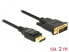 Delock 85313 - 2 m - DisplayPort - DVI-D - Male - Male - Straight