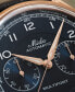 ფოტო #4 პროდუქტის Men's Swiss Automatic Chronograph Multifort Brown Leather Strap Watch 42mm