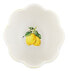 TUTTI FRUTTI SOUP BOWL YELLOW AND WHITE