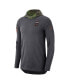 ფოტო #3 პროდუქტის Men's Anthracite Texas Longhorns Military-Inspired Long Sleeve Hoodie T-shirt