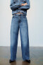 Z1975 wide-leg mid-rise loose jeans