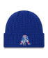 Фото #1 товара Men's Navy New England Patriots Historic Prime Cuffed Knit Hat