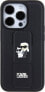 Karl Lagerfeld Karl Lagerfeld KLHCP15XGSAKCPK iPhone 15 Pro Max 6.7" czarny/black hardcase Gripstand Saffiano Karl&Choupette Pins