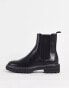 ONLY chelsea boot with contrast stitch in black