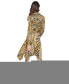 Фото #2 товара Women's Printed A-Line Shirtdress