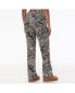 ფოტო #2 პროდუქტის Women's Cheetah Print Big Bling Velour Track Pants