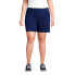 Фото #6 товара Plus Size Pull On 7" Chino Shorts