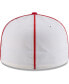 Men's White, Red Pittsburgh Crawfords Cooperstown Collection Turn Back The Clock 59FIFTY Fitted Hat