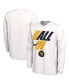 Фото #2 товара Men's White West Virginia Mountaineers Ball In Bench Long Sleeve T-shirt