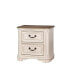 Mayves Moulded Trim 2-Drawer Nightstand