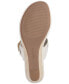 Фото #6 товара Women's Polliee Buckled Thong Wedge Sandals, Created for Macy's