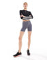 Фото #3 товара adidas Training Hyperglam long sleeve crop top in black