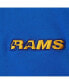 Men's Royal Los Angeles Rams Big and Tall Henley 3/4-Sleeve T-shirt