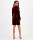 Petites Velvet Wrap Mini Dress, Created for Macy's