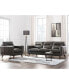 Фото #6 товара Ava 84" Mid-Century Modern Leather Sofa