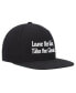 Фото #3 товара Men's and Women's Black The Godfather Leave the Gun, Take the Cannoli Snapback Hat