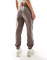 The Couture Club co-ord emblem relaxed joggers in brown