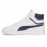 Фото #3 товара Puma Shuffle Mid Lace Up Mens White Sneakers Casual Shoes 38074814