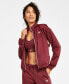 ფოტო #1 პროდუქტის Women's Logo Tricot Long-Sleeve Track Jacket, A Macy's Exclusive