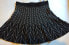 Фото #1 товара Studio M Women's Knit Skirt Windowpane Black S
