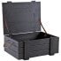 Фото #3 товара Kiste aus schwarz gestrichenem Holz