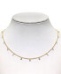 ფოტო #3 პროდუქტის Cubic Zirconia Dangle Chain Necklace in Sterling Silver, 16" + 2" extender, Created for Macy's