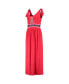 Women's Red Los Angeles Angels Game Over Maxi Dress