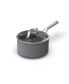 NeverStick Premium Hard-Anodized 3.5 Quart Saucepan with Glass Lid