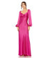 ფოტო #1 პროდუქტის Women's Ieena Sweetheart Neckline Puff Sleeve Gown